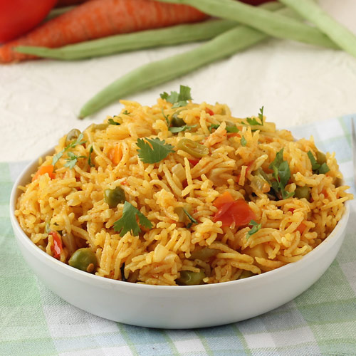 Simple Vegetable Pulao