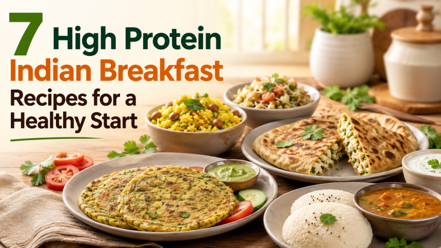 7 High Protein Indian Breakfast Recipes to Start Your Day Right High Protein Indian Breakfast Recipes