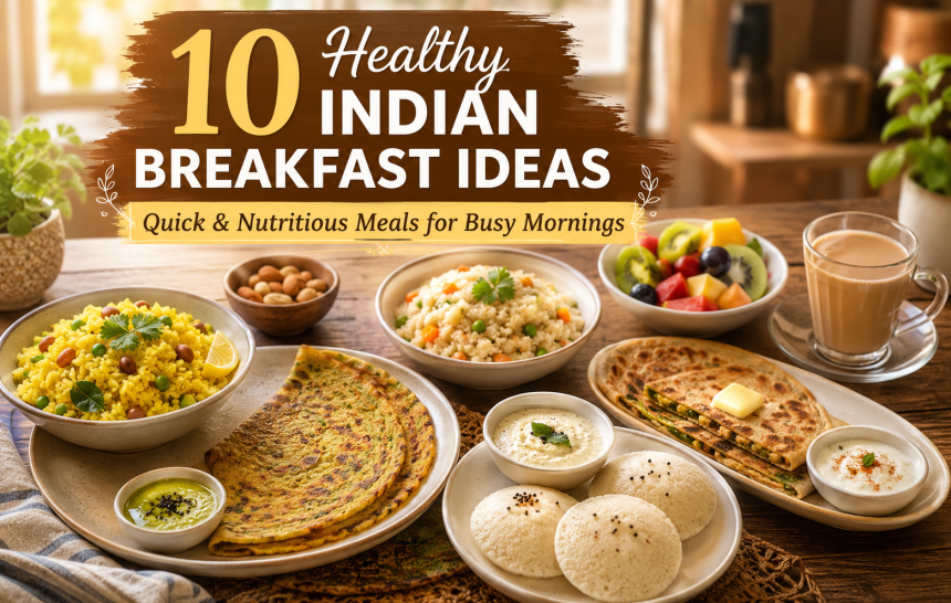 10 Healthy Indian Breakfast Ideas for Busy Mornings Healthy Indian breakfast ideas