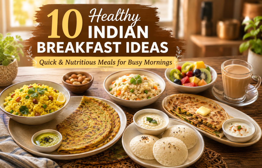 10 Healthy Indian Breakfast Ideas for Busy Mornings Healthy Indian breakfast ideas