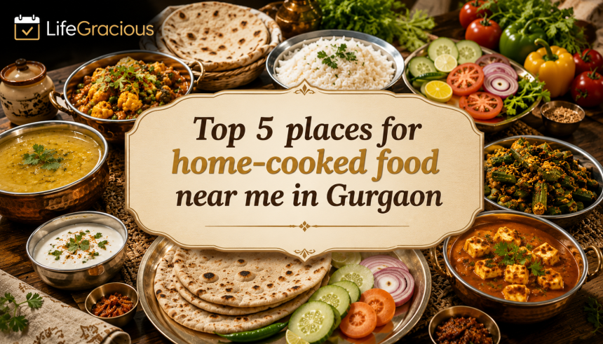 Top 5 places for home-cooked food near me in Gurgaon