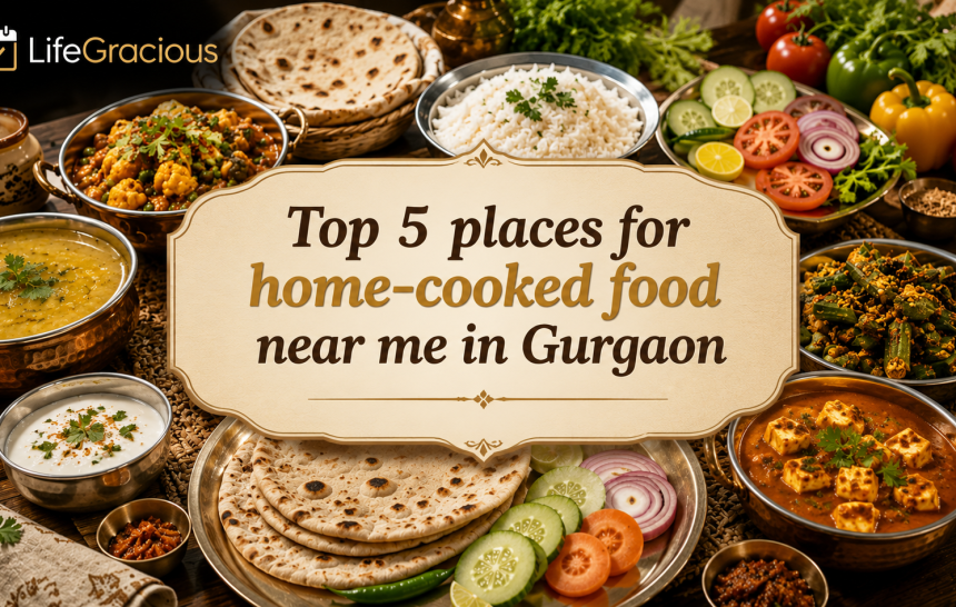 Top 5 places for home-cooked food near me in Gurgaon