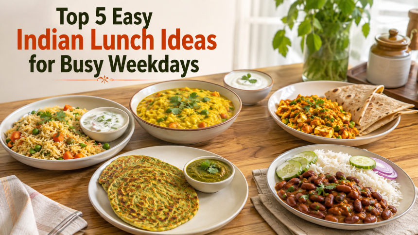 Top 5 Easy Indian Lunch Ideas for Busy Weekdays easy Indian lunch ideas for busy weekdays