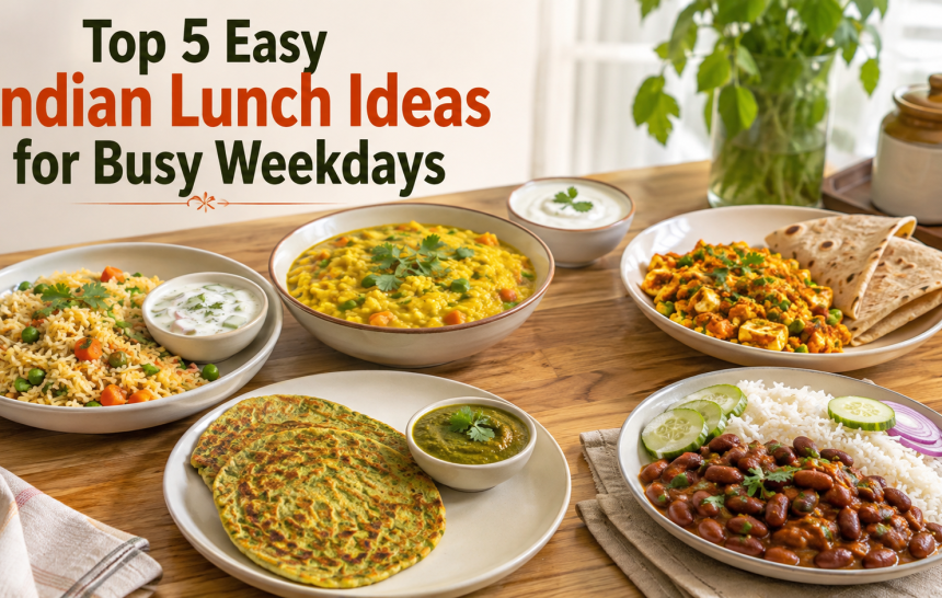 easy Indian lunch ideas for busy weekdays