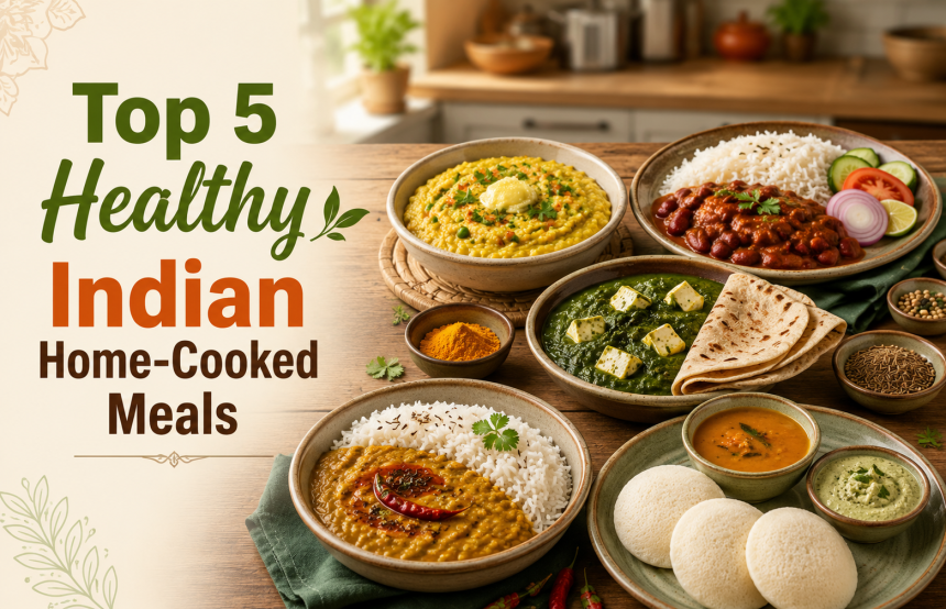 Top 5 Healthy Indian Home-Cooked Meals